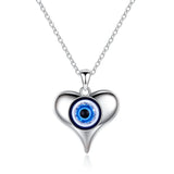 KALETINE Fashion Turkish Evil Eye Necklace Pendant 925 Sterling Silver Choker For Women Accessories Luck Friendship Jewelry Gift
