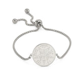 EUEAVAN Wicca Tetragrammaton Pentacle Bracelet Stainless Steel Magical Solomon Seal Pentagram Protection Sacred Amulet Jewelry