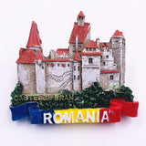 World Famous Resorts Travelling Souvenirs Fridge Magnets Germany Denmark Tourist Souvenirs Magnetic Stickers for Message Board