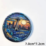 United States Souvenirs Boston Fridge Magnets Los Angeles America Chicago Grand Canyon Fridge Stickers Wedding Gifts