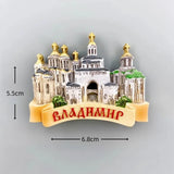 Russia Travelling Souvenirs Saint Petersburg Fridge Magnets Saint Isaac's Cathedral Refrigertor Stickers Ornaments Wedding Gifts