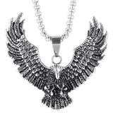 Ancient Egyptian Goddess Spread Wings Pendant Necklace Women Fashion Hip Hop Punk Amulet Jewelry Gift