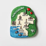 Montenegro Fridge Stickers Budva Travelling Souvenirs Kotor Fridge Magnets Home Decoration Wedding Gifts