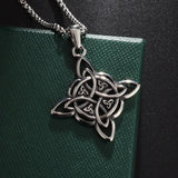 Retro Fashion Seven Angels Magic Circle Solomon's Seal Necklace Pendant Men's Lucky Amulet Jewelry