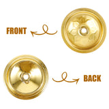 12Pcs Oil Float Lamp Wick Floating Base Wick Holders Aluminum Metal Disc Simple Oil Lamp Floating Wicks Holder Butter