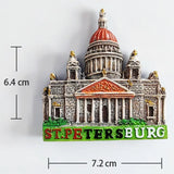 Russia Travelling Souvenirs Saint Petersburg Fridge Magnets Saint Isaac's Cathedral Refrigertor Stickers Ornaments Wedding Gifts