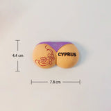 Europe Cyprus 3D Flavour Fridge Magnet Tourist Souvenirs Refrigerator Magnetic Stickers Travel collection Gift