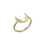 fashion Stainless Steel U Shape Geometric rings for women Simple Horse Shoe adjustable open rings Jewelry gifts 2024	Fashion Sta