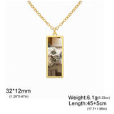 Sipuris Custom Photo Picture Necklace Stainless Steel Personalized Medallion Memory Pendant Necklace Jewelry Weddings Gifts