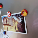 South America Countries Flag Magnet Fridge Argentina Brazil Chile Peru Flag Glass Refrigerator Magnets Stickers Home Decor Gift