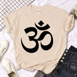 Om Tee women graphic anime streetwear t shirt female funny clothes
