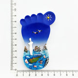 Europe Cyprus 3D Flavour Fridge Magnet Tourist Souvenirs Refrigerator Magnetic Stickers Travel collection Gift