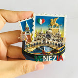Personal Custom 3D Fridge Magnets Venezia Travel Souvenirs Home Decor Refrigerator Magnets Sticker Italy Venice Fridge Magnets