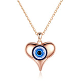 KALETINE Fashion Turkish Evil Eye Necklace Pendant 925 Sterling Silver Choker For Women Accessories Luck Friendship Jewelry Gift