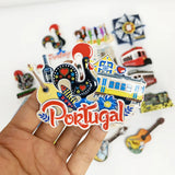 3d resin Fridge magnets Portugal Lisboa Tourism Souvenirs Magnetic Refrigerator Stickers For Home Decoration