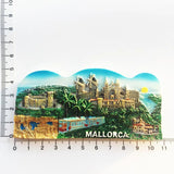 Europe Spain Mallorca Madrid Galicia 3D Fridge Magnets Tourist Souvenir Decoration Articles Handicraft Magnetic Refrigerator