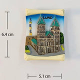 Europe Sweden 3D Fridge Magnets Tourism Souvenir Refrigerator Magnets Sticker Collection Handicraft Decoration Articles