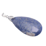 20x35mm Natural Labradorite Tiger's Eye Stone Crystal Howlite Aventurine Lapis Opal Jasper Water Drop Women Men Pendant Bead