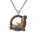 Ancient Egyptian Goddess Spread Wings Pendant Necklace Women Fashion Hip Hop Punk Amulet Jewelry Gift