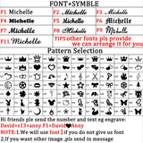 Stainless Steel Jewelry Mens Custom Engraved Name Photo Animal Necklace for Women Personalized Square Pendant Family Party Gift