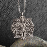 Retro Fashion Seven Angels Magic Circle Solomon's Seal Necklace Pendant Men's Lucky Amulet Jewelry