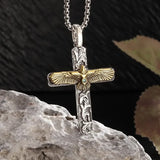 Sparkling Zircon Fly Eagle Pendant Necklace for Men Hip Hop Rock Party Jewelry