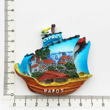 Europe Cyprus 3D Flavour Fridge Magnet Tourist Souvenirs Refrigerator Magnetic Stickers Travel collection Gift