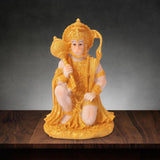 Hindu Monkey God Buddha Statues Hanuman Figurine Handcrafted Sculpture for Tabletop Meditation Temple Meditation Decoration