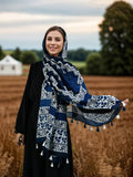 Ethnic Printed Cotton Hijab Viscose Tassels Scarf For Muslim Woman Hijabs Shawls Lady Soft Long Wraps Islim Headband Turban