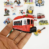 3d resin Fridge magnets Portugal Lisboa Tourism Souvenirs Magnetic Refrigerator Stickers For Home Decoration