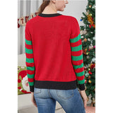 2025 New Winter Women Christmas Knitted Sweaters Full Sleeve Cute Soft Knitwear Holiday Wear Xmas Look Warm Loose Pullover Tops