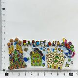 Europe Spain Barcelona 3D Refrigerator Magnet Tourist Souvenirs Stickers,Home & Kitchen Decoration Fridge Magnet Message Sticker