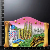 Spain Tourist Souvenirs Fridge Stickers Bilbao Cordoba Sevilla Ibiza Valencia Lanzarote San Sebastian Fridge Magnets Gifts