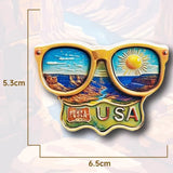 United States Souvenirs Boston Fridge Magnets Los Angeles America Chicago Grand Canyon Fridge Stickers Wedding Gifts