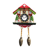 Switzerland Snow Mountain Lovers Squirrel Skiing 3D Fridge Magnets Tourism Souvenirs Refrigerator Magnetic Stickers Gift