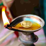 12Pcs Oil Float Lamp Wick Floating Base Wick Holders Aluminum Metal Disc Simple Oil Lamp Floating Wicks Holder Butter