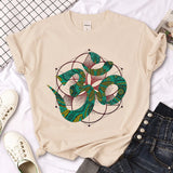 Om Tee women graphic anime streetwear t shirt female funny clothes