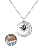 Custom Photo Necklace Projection Necklace with Picture I Love You 100 Languages Personalized Necklace Jewelry Gifts for Women