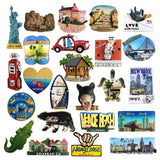 North America USA New York San Francisco Puerto Rico Fridge Magnets Tourism Souvenir Refrigerator Magnetic Collection Gift