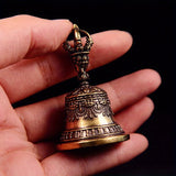 Brass Handicraft Die-casting Drop Bell Key Car Button Wind Bell Tibetan Bronze Bell Creative Gift Home Decoration Accessories