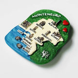 Montenegro Fridge Stickers Budva Travelling Souvenirs Kotor Fridge Magnets Home Decoration Wedding Gifts