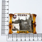 Austria Fridge Magnets Salzburg Tourist Souvenirs Fridge Stickers Home Decor Photo Wall Magnetic Stickers Wedding Gifts