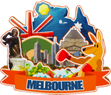 Decorative Magnets for Gold Coast Cairns Perth Brisbane Melbourne Sydney Melbourne Australia City Landmark Unique Souvenirs