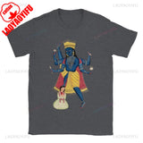 Hindu God Vishnu Graphic T Shirts Unique Cool Graphic Art High Quality Cotton T-shirt Men's Women's Unisex Outdoors Short-sleev