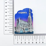 Austria Fridge Magnets Salzburg Tourist Souvenirs Fridge Stickers Home Decor Photo Wall Magnetic Stickers Wedding Gifts