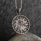 Retro Fashion Seven Angels Magic Circle Solomon's Seal Necklace Pendant Men's Lucky Amulet Jewelry