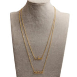 Anniyo Qatar Pendant Necklaces for Women Girls Fashion Stainless Steel Jewelry Qatar's  #029821