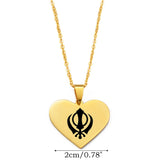 India Punjab Map Sikh Sikhism Pendant Necklaces Sikhs Jewelry Stainless Steel #D2010