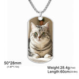 Sipuris Custom Photo Picture Necklace Stainless Steel Personalized Medallion Memory Pendant Necklace Jewelry Weddings Gifts