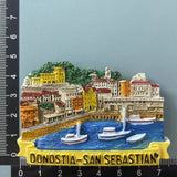 Spain Tourist Souvenirs Fridge Stickers Bilbao Cordoba Sevilla Ibiza Valencia Lanzarote San Sebastian Fridge Magnets Gifts